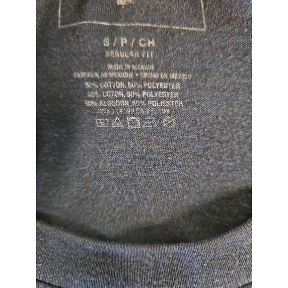 Quicksilver Blue Logo T-Shirt Men's Sz Small - Picture 3 of 5